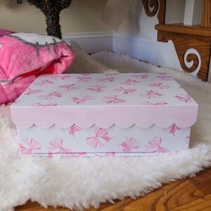 Coquette Pink Bow Box 🎀